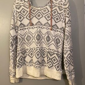 BKE Buckle Southern Aztec Boho Hoodie
